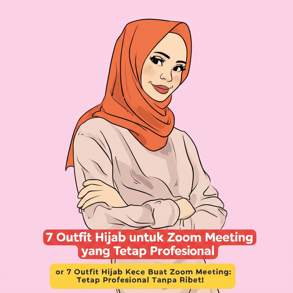 7 Outfit Hijab Kece Buat Zoom Meeting: Tetap Profesional Tanpa Ribet!