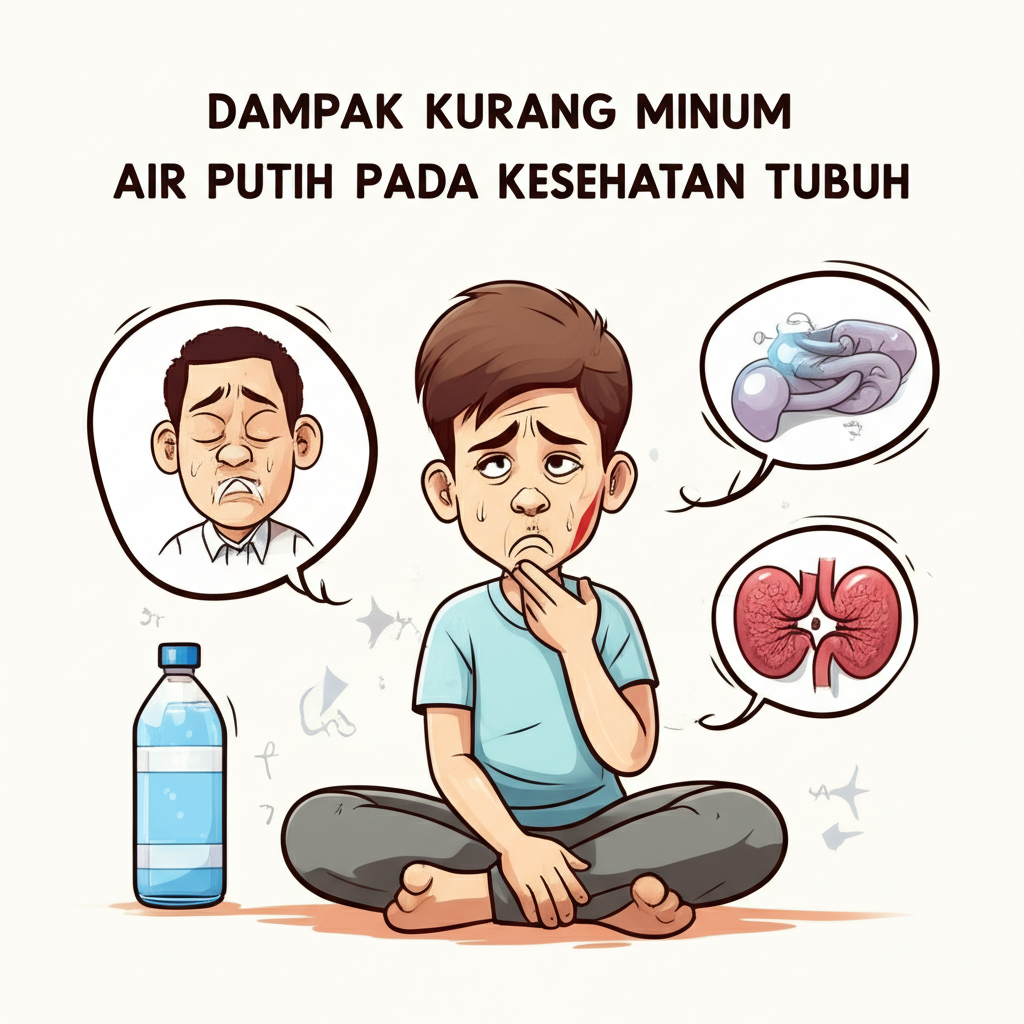 Bahaya Tersembunyi: Dampak Kurang Minum Air Putih pada Kesehatan Tubuh