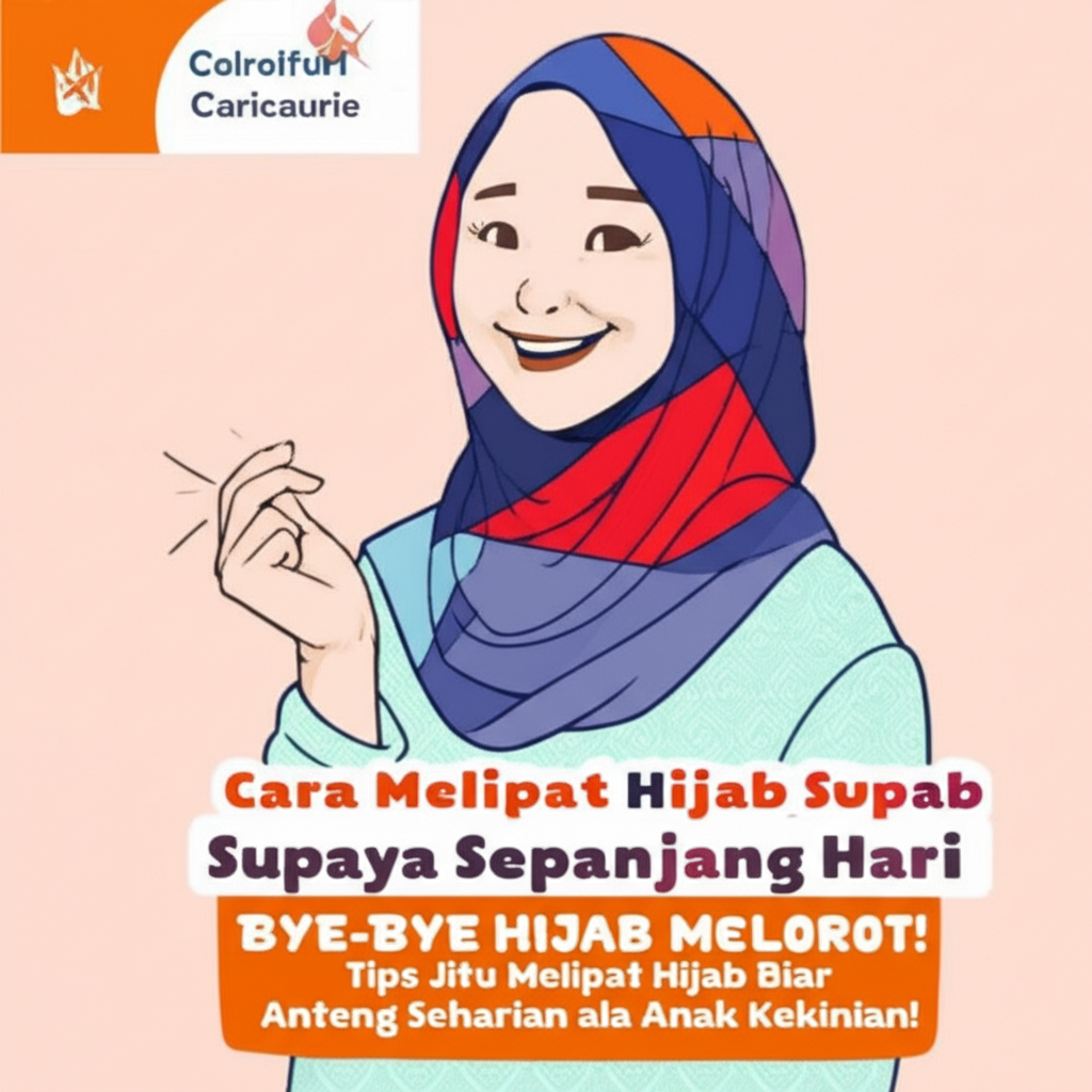 Bye-Bye Hijab Melorot! Tips Jitu Melipat Hijab Biar Anteng Seharian ala Anak Kekinian!