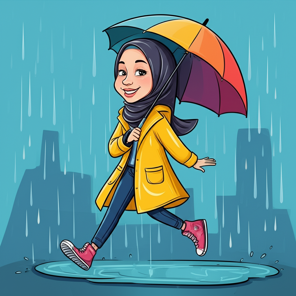 Fashion Hijab Musim Hujan: Tetap Stylish Walau Hujan Mengguyur! Fashion Hijab Musim Hujan: Tetap Stylish Walau Hujan Mengguyur!