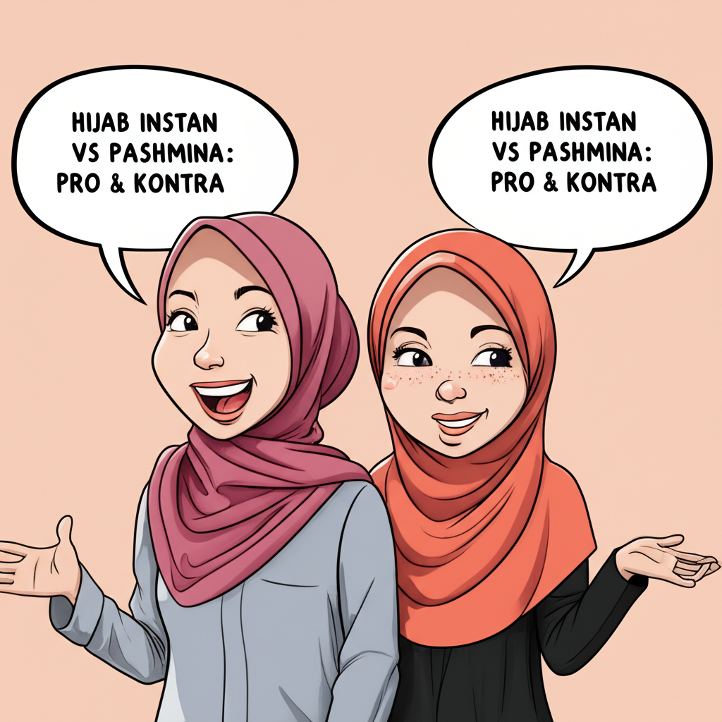 Hijab Instan vs Pashmina: Pro & Kontra