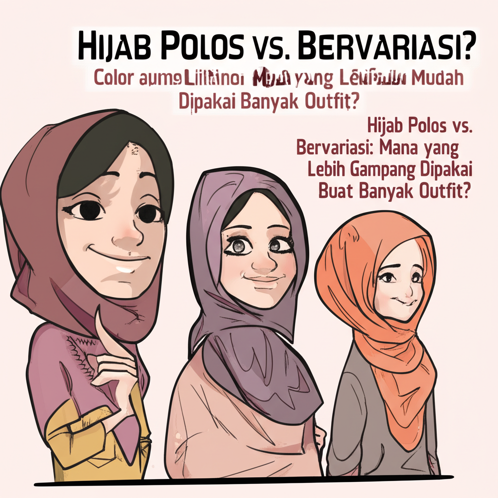Hijab Polos vs. Bervariasi: Mana yang Lebih Gampang Dipakai Buat Banyak Outfit? Hijab Polos vs. Bervariasi: Mana yang Lebih Gampang Dipakai Buat Banyak Outfit?