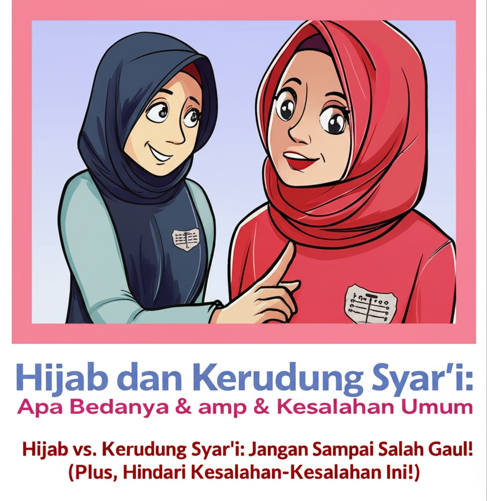 Hijab vs. Kerudung Syar’i: Jangan Sampai Salah Gaul! (Plus, Hindari Kesalahan-Kesalahan Ini!)