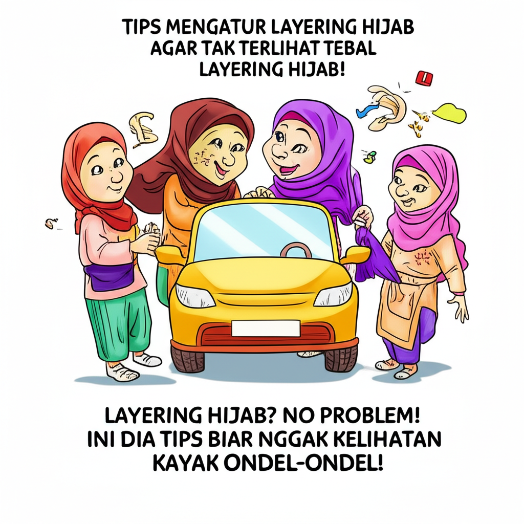 Layering Hijab? No Problem! Ini Dia Tips Biar Nggak Kelihatan Kayak Ondel-Ondel! Layering Hijab? No Problem! Ini Dia Tips Biar Nggak Kelihatan Kayak Ondel-Ondel!