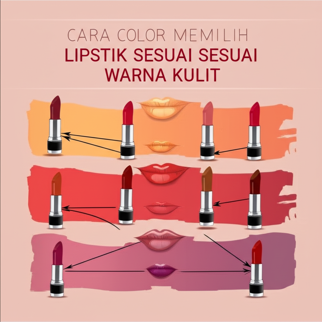 OMG! Biar Gak Salah Pilih, Ini Dia Cara Pilih Lipstik yang Cocok Buat Warna Kulit Kamu!