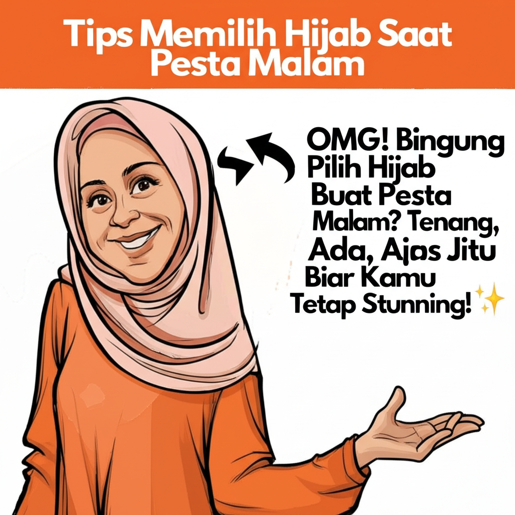 OMG! Bingung Pilih Hijab Buat Pesta Malam? Tenang, Ada Tips Jitu Biar Kamu Tetap Stunning! ✨