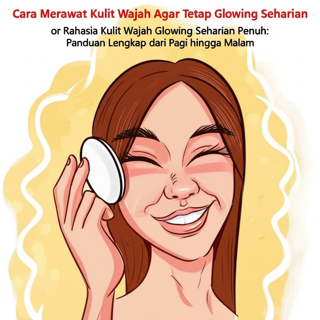 Rahasia Kulit Wajah Glowing Seharian Penuh: Panduan Lengkap dari Pagi hingga Malam