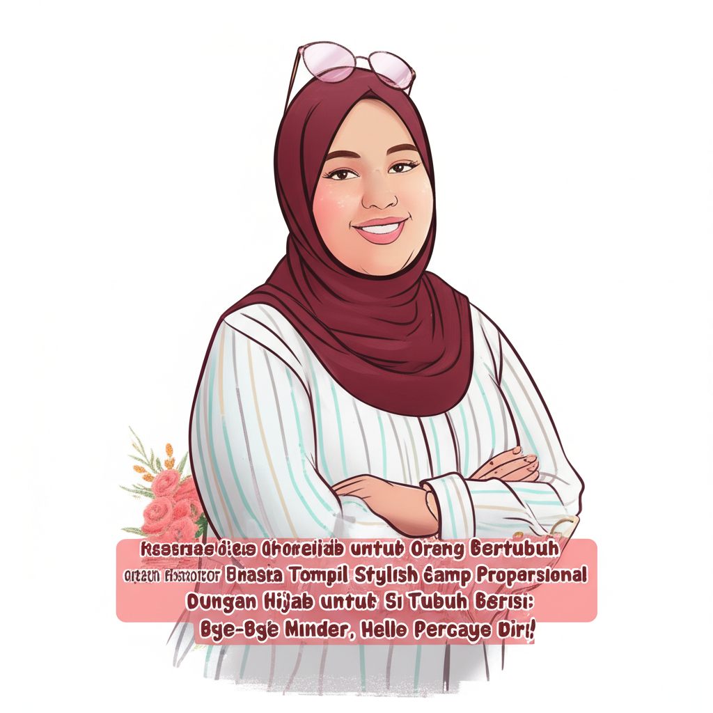 Rahasia Tampil Stylish & Proporsional dengan Outfit Hijab untuk Si Tubuh Berisi: Bye-Bye Minder, Hello Percaya Diri!