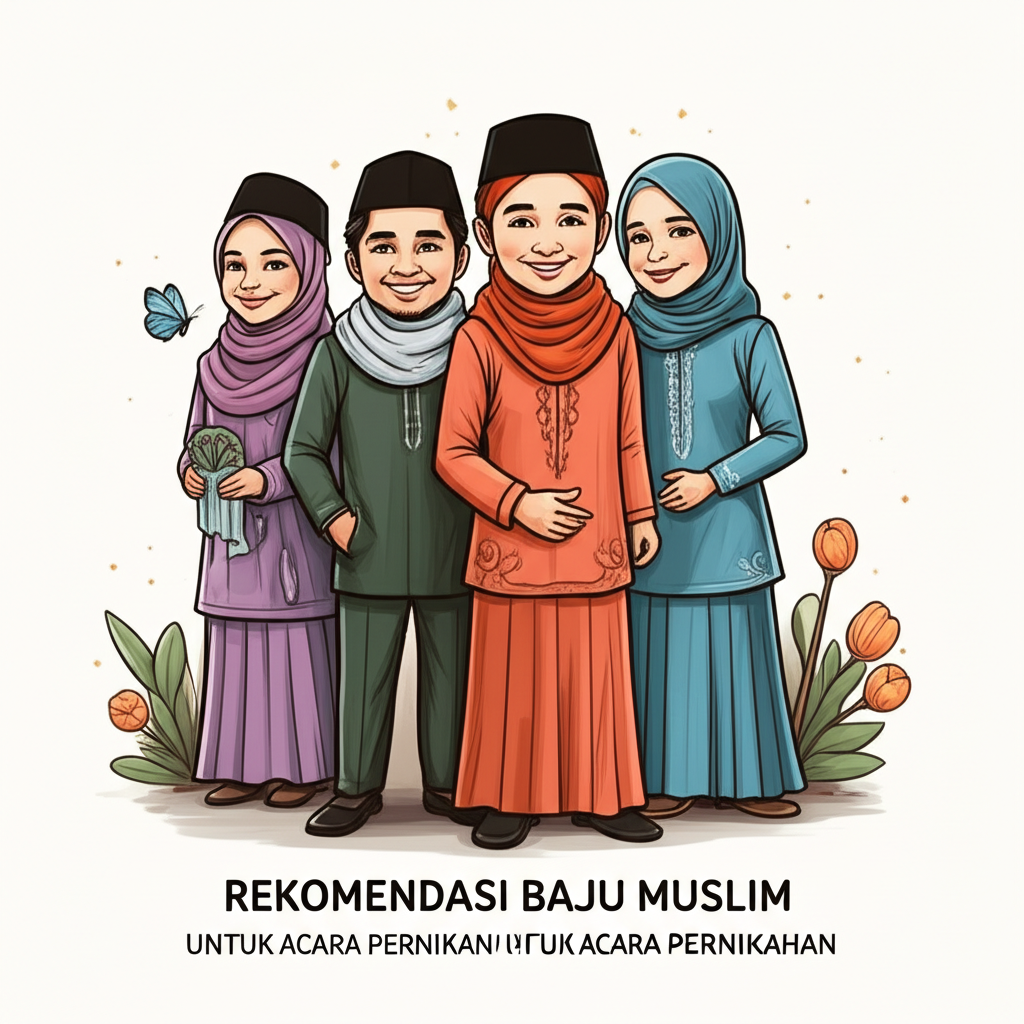 Rekomendasi Baju Muslim untuk Acara Pernikahan