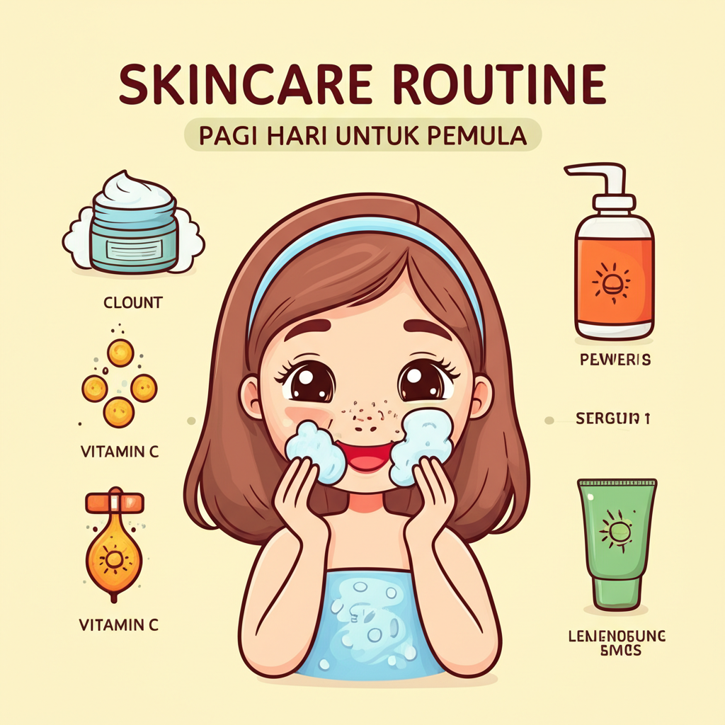 Skincare Pagi Simpel: Glowing Maksimal Buat Pemula Kayak Kita! ✨ Skincare Pagi Simpel: Glowing Maksimal Buat Pemula Kayak Kita! ✨
