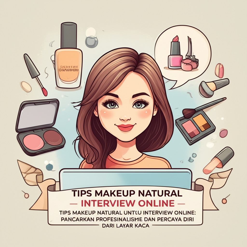 Tips Makeup Natural untuk Interview Online: Pancarkan Profesionalisme dan Percaya Diri dari Layar Kaca