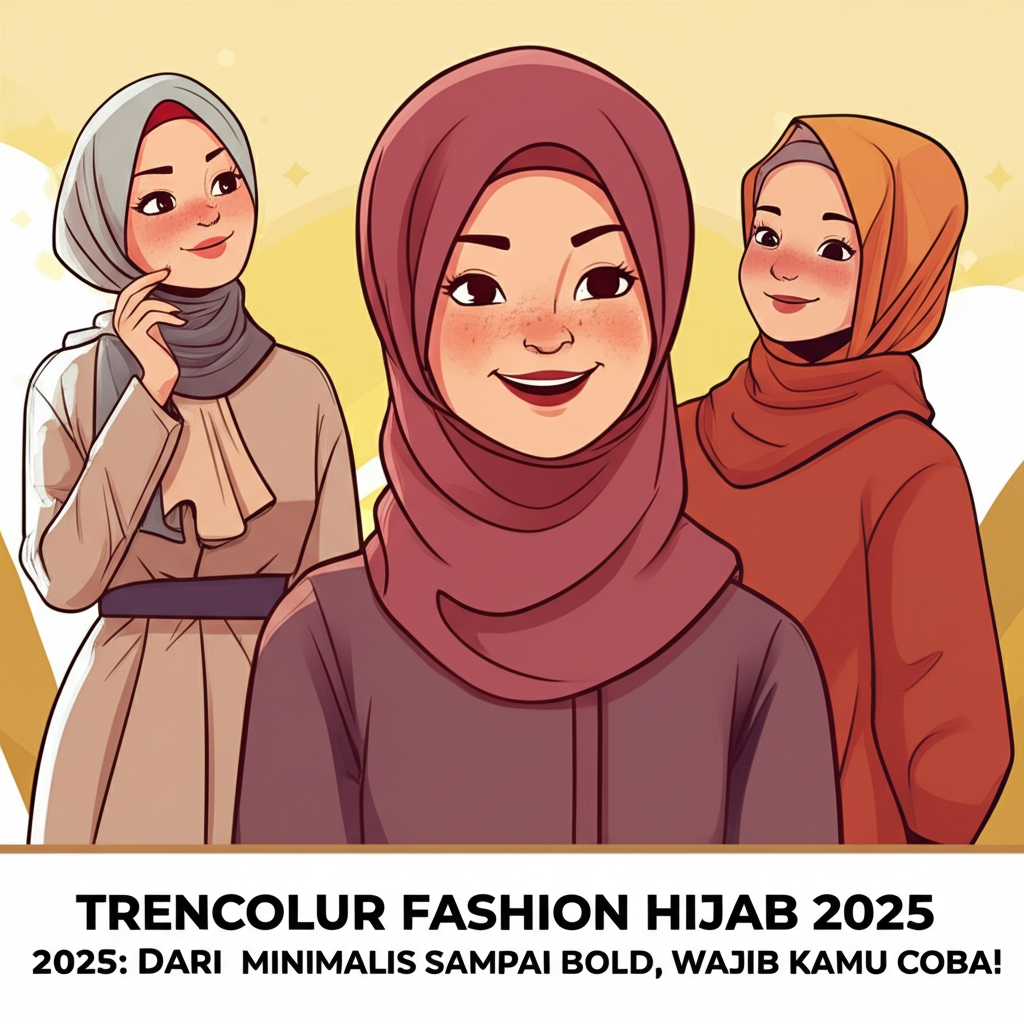 Tren Fashion Hijab 2025: Dari Minimalis Sampai Bold, Wajib Kamu Coba!