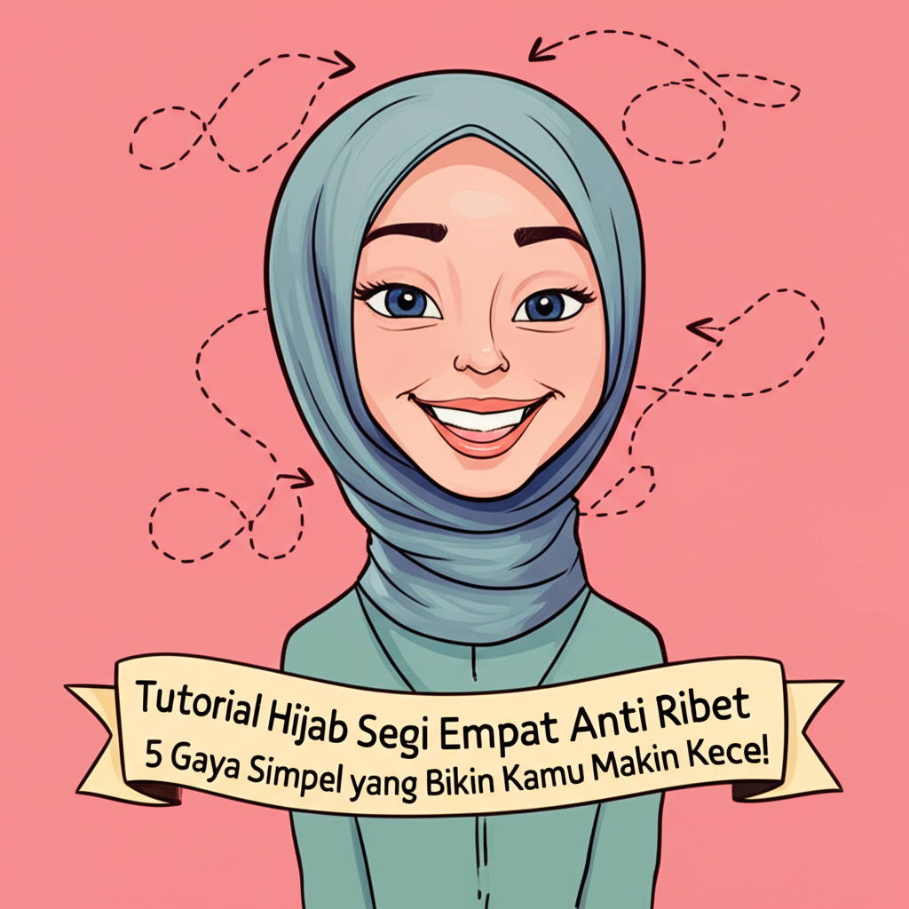 Tutorial Hijab Segi Empat Anti Ribet: 5 Gaya Simpel yang Bikin Kamu Makin Kece!